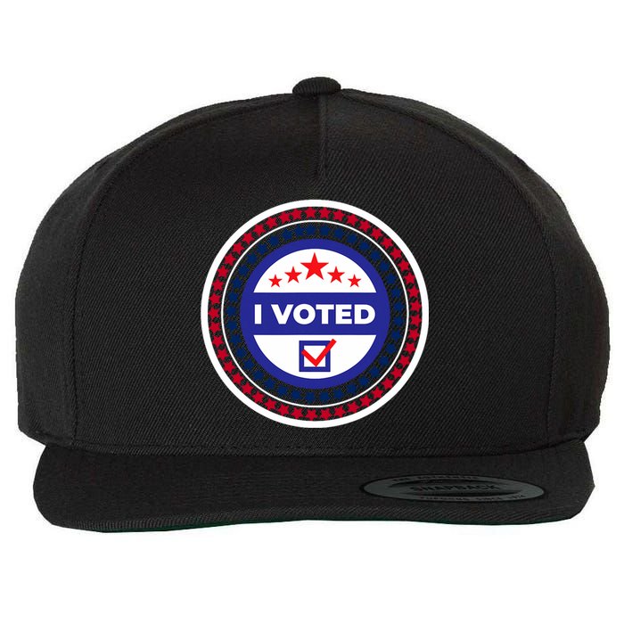 I Voted Nov 2024 Usa Elections Pro Democracy Wool Snapback Cap