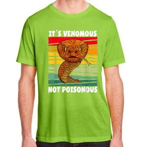 It´s Venomous Not Poisonous Retro Reptile Snake Adult ChromaSoft Performance T-Shirt