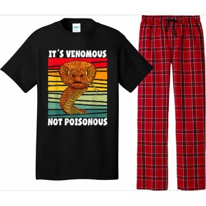 It´s Venomous Not Poisonous Retro Reptile Snake Pajama Set