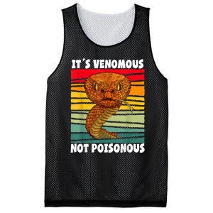 It´s Venomous Not Poisonous Retro Reptile Snake Mesh Reversible Basketball Jersey Tank