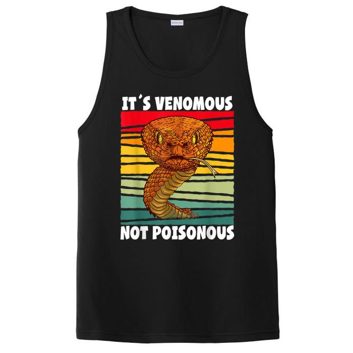 It´s Venomous Not Poisonous Retro Reptile Snake PosiCharge Competitor Tank