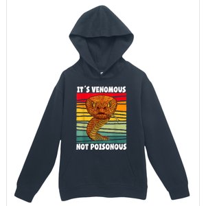 It´s Venomous Not Poisonous Retro Reptile Snake Urban Pullover Hoodie