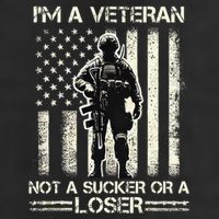 Im Veteran Not A Sucker Or A Loser Us Veteran Day Adult Drive Performance Visor