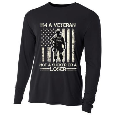 Im Veteran Not A Sucker Or A Loser Us Veteran Day Cooling Performance Long Sleeve Crew