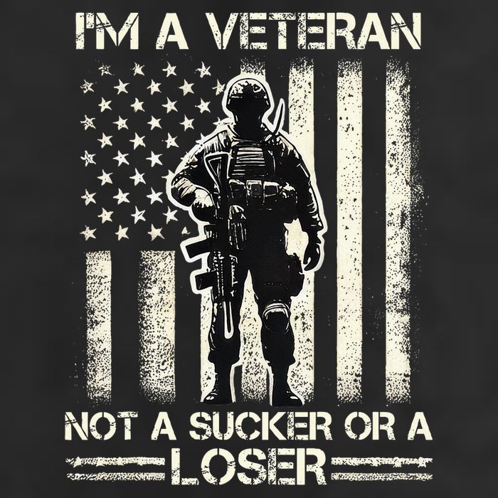 Im Veteran Not A Sucker Or A Loser Us Veteran Day Golf Towel