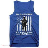 Im Veteran Not A Sucker Or A Loser Us Veteran Day Tank Top