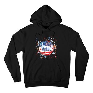 I Voted Nov 2024 Usa Elections Pro Democracy Hoodie