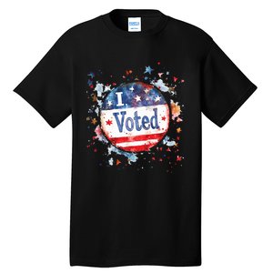 I Voted Nov 2024 Usa Elections Pro Democracy Tall T-Shirt