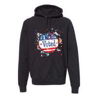 I Voted Nov 2024 Usa Elections Pro Democracy Premium Hoodie