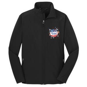 I Voted Nov 2024 Usa Elections Pro Democracy Core Soft Shell Jacket