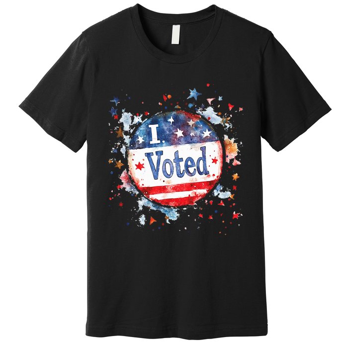 I Voted Nov 2024 Usa Elections Pro Democracy Premium T-Shirt