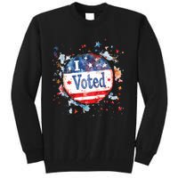 I Voted Nov 2024 Usa Elections Pro Democracy Tall Sweatshirt