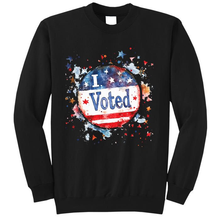 I Voted Nov 2024 Usa Elections Pro Democracy Tall Sweatshirt