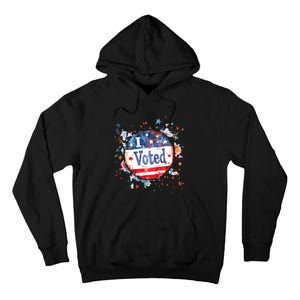 I Voted Nov 2024 Usa Elections Pro Democracy Tall Hoodie