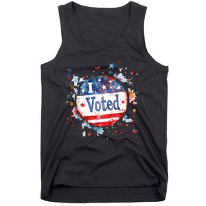 I Voted Nov 2024 Usa Elections Pro Democracy Tank Top