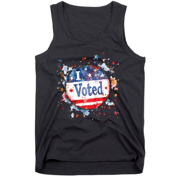 I Voted Nov 2024 Usa Elections Pro Democracy Tank Top