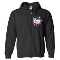 I Voted Nov 2024 Usa Elections Pro Democracy Full Zip Hoodie