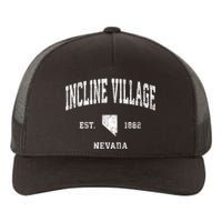 Incline Village Nevada Nv Vintage Athletic Yupoong Adult 5-Panel Trucker Hat