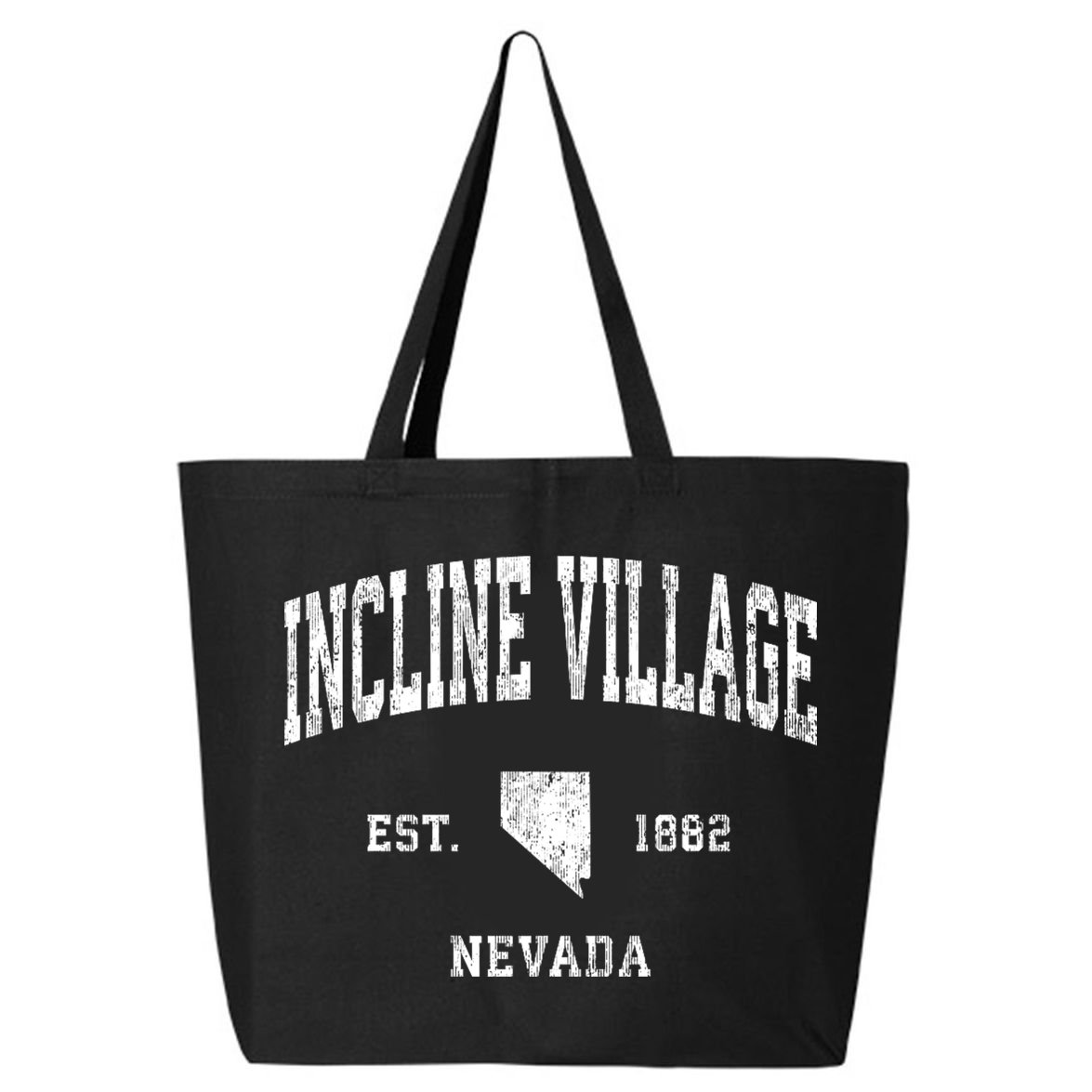Incline Village Nevada Nv Vintage Athletic 25L Jumbo Tote