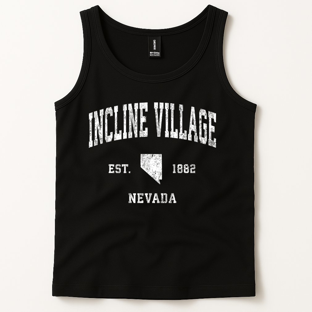 Incline Village Nevada Nv Vintage Athletic Tank Top