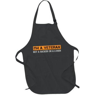 IM Veteran Not A Sucker Or A Loser Dad Papa Grandpa Gifts Apron