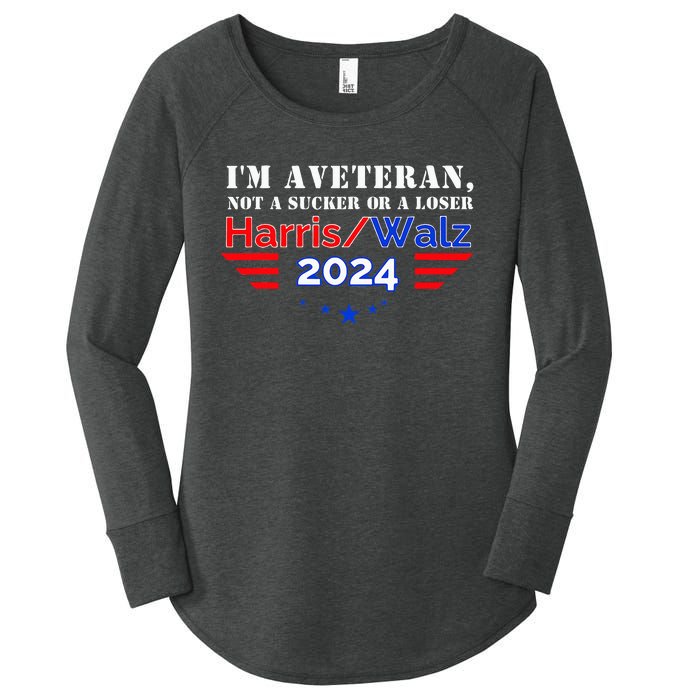 IM Veteran Not A Sucker Or A Loser Women's Perfect Tri Tunic Long Sleeve Shirt