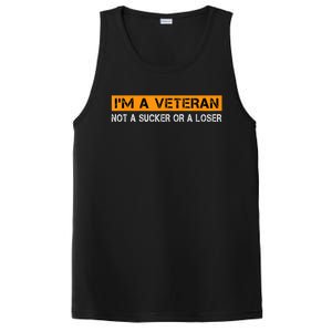 IM Veteran Not A Sucker Or A Loser Dad Papa Grandpa Gifts PosiCharge Competitor Tank