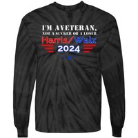 IM Veteran Not A Sucker Or A Loser Tie-Dye Long Sleeve Shirt