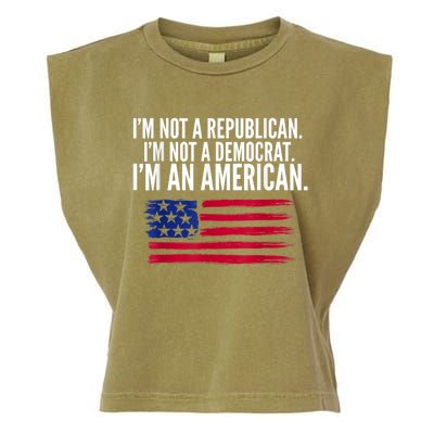 Independent Voter Not Republican Not Democrat American Garment-Dyed Women's Muscle Tee