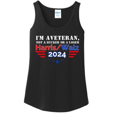 IM Veteran Not A Sucker Or A Loser Ladies Essential Tank