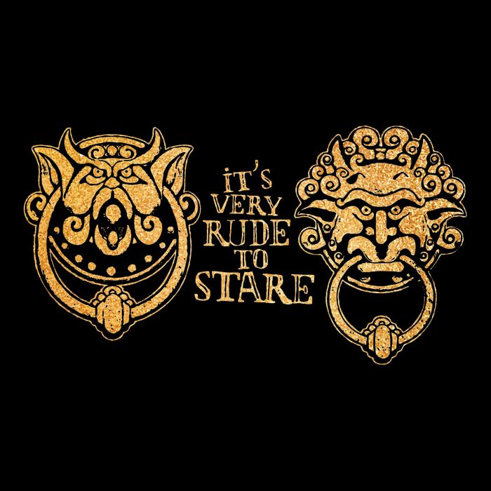 ItS Very Rude To Stare Labyrinth Knockers Gift City Backpack
