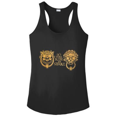 ItS Very Rude To Stare Labyrinth Knockers Gift Ladies PosiCharge Competitor Racerback Tank