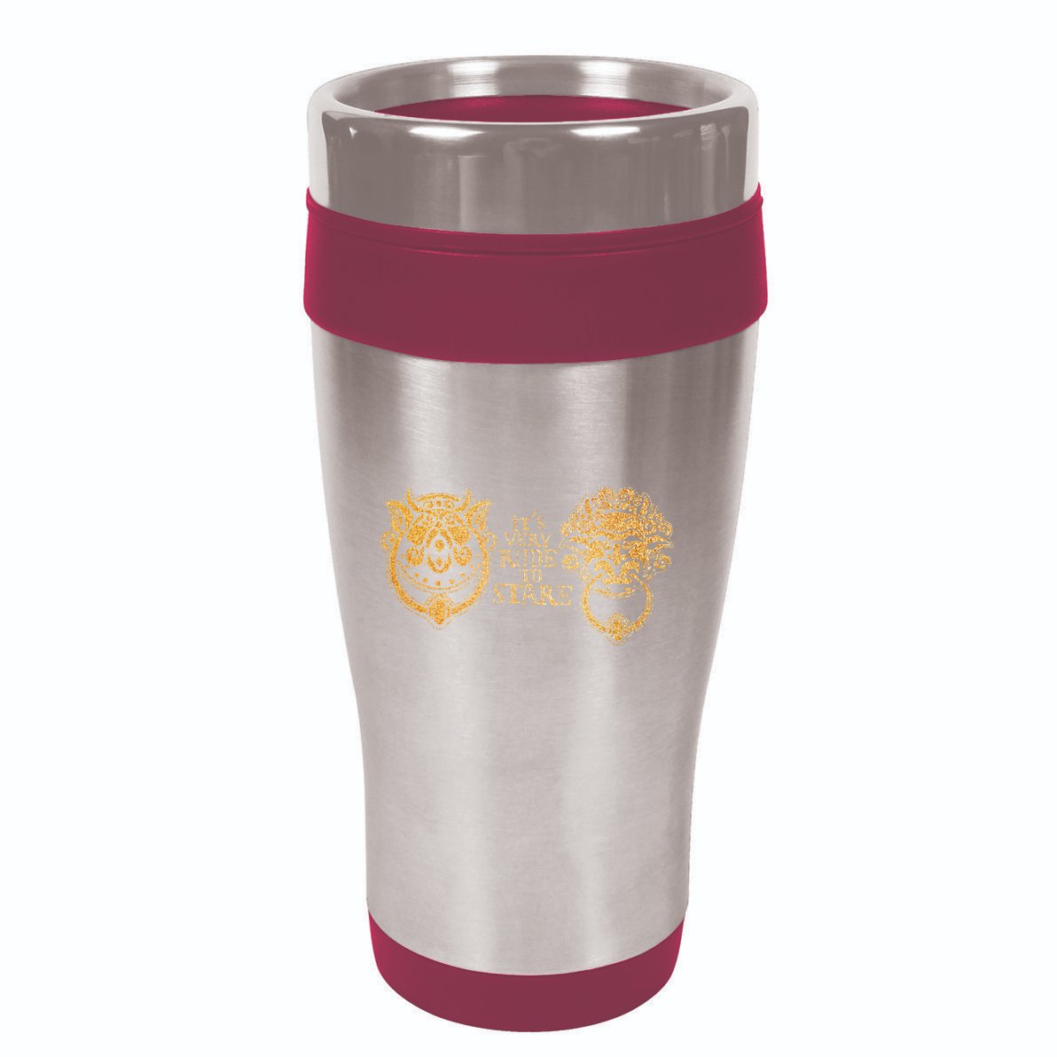 ItS Very Rude To Stare Labyrinth Knockers Gift 16oz Travel Tumbler