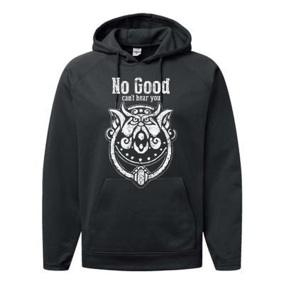 ItS Very Rude To Stare No Good CanT Hear You Performance Fleece Hoodie