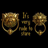 It's Very Rude To Stare Labyrinth Knockers Gift Sustainable Bucket Hat