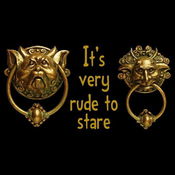 It's Very Rude To Stare Labyrinth Knockers Gift Sustainable Bucket Hat