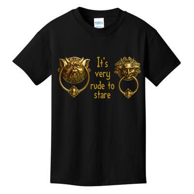 It's Very Rude To Stare Labyrinth Knockers Gift Kids T-Shirt