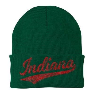 Indiana Varsity Script Classics Sports Jersey Knit Cap Winter Beanie