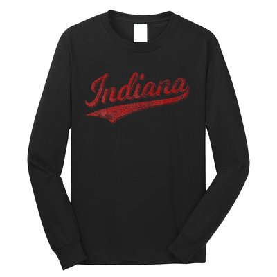 Indiana Varsity Script Classics Sports Jersey Long Sleeve Shirt