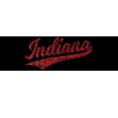 Indiana Varsity Script Classics Sports Jersey Bumper Sticker