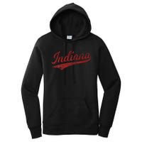 Indiana Varsity Script Classics Sports Jersey Women's Pullover Hoodie