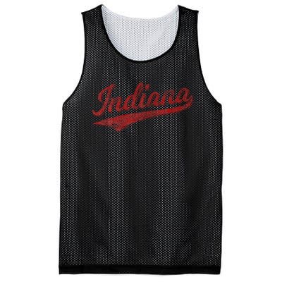 Indiana Varsity Script Classics Sports Jersey Mesh Reversible Basketball Jersey Tank