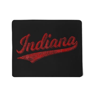 Indiana Varsity Script Classics Sports Jersey Mousepad