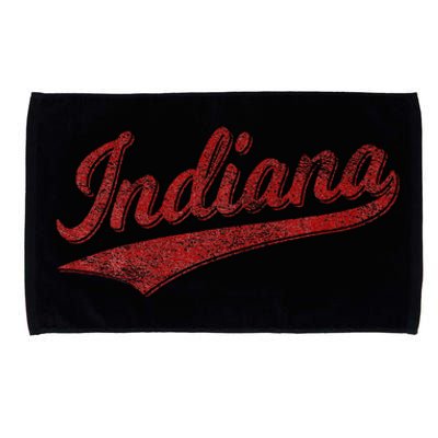 Indiana Varsity Script Classics Sports Jersey Microfiber Hand Towel