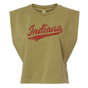 Indiana Varsity Script Classics Sports Jersey Garment-Dyed Women's Muscle Tee