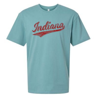 Indiana Varsity Script Classics Sports Jersey Sueded Cloud Jersey T-Shirt