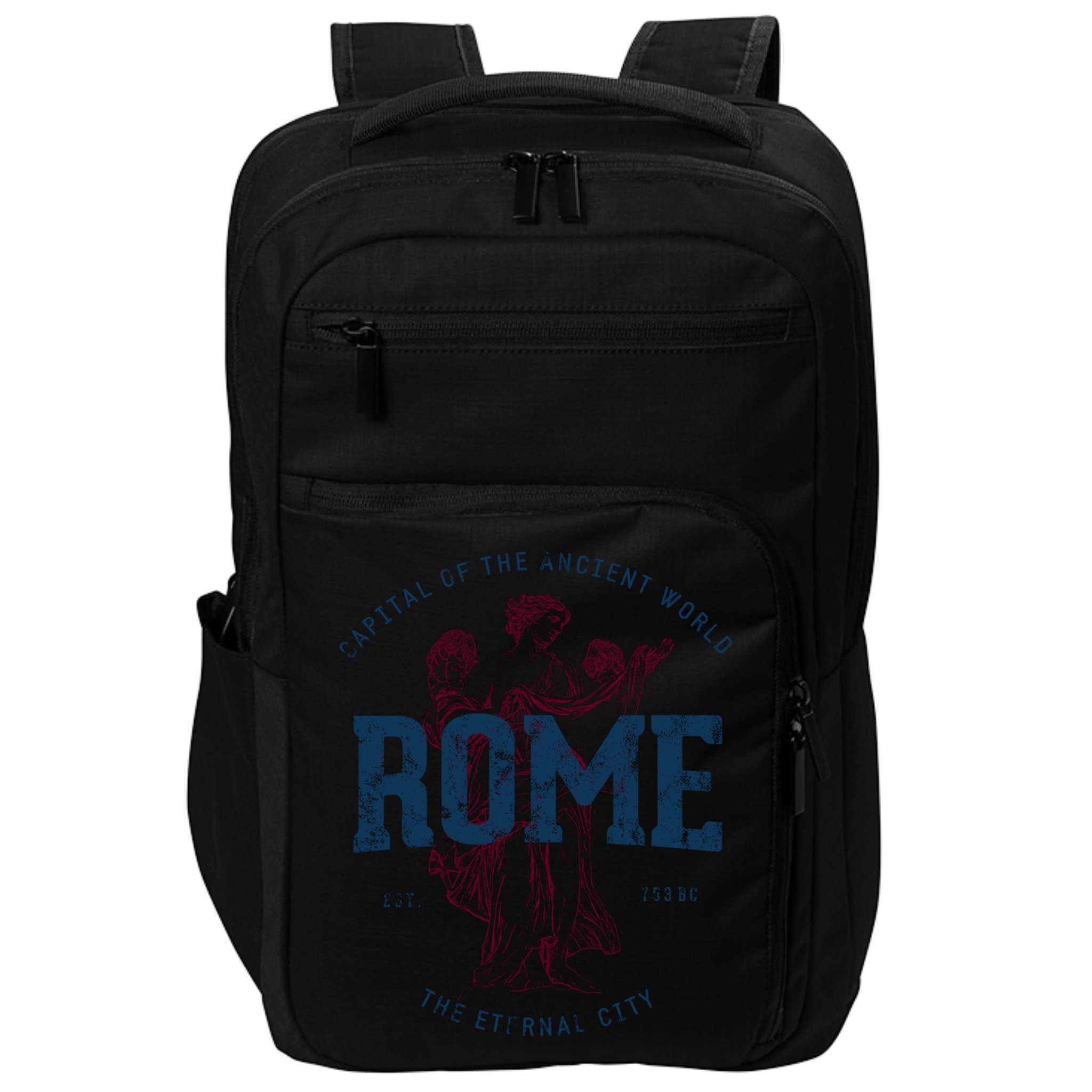 Italy Vacation Souvenir Vintage Rome Gift Impact Tech Backpack
