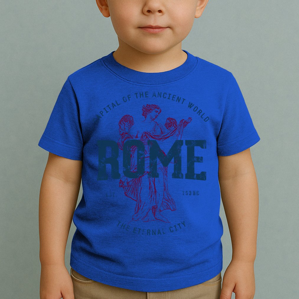 Italy Vacation Souvenir Vintage Rome Gift Toddler T-Shirt