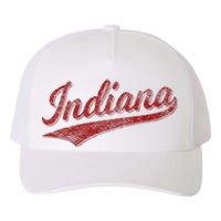 Indiana Varsity Script Classics Sports Jersey Style Yupoong Adult 5-Panel Trucker Hat