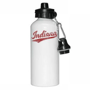 Indiana Varsity Script Classics Sports Jersey Style Aluminum Water Bottle